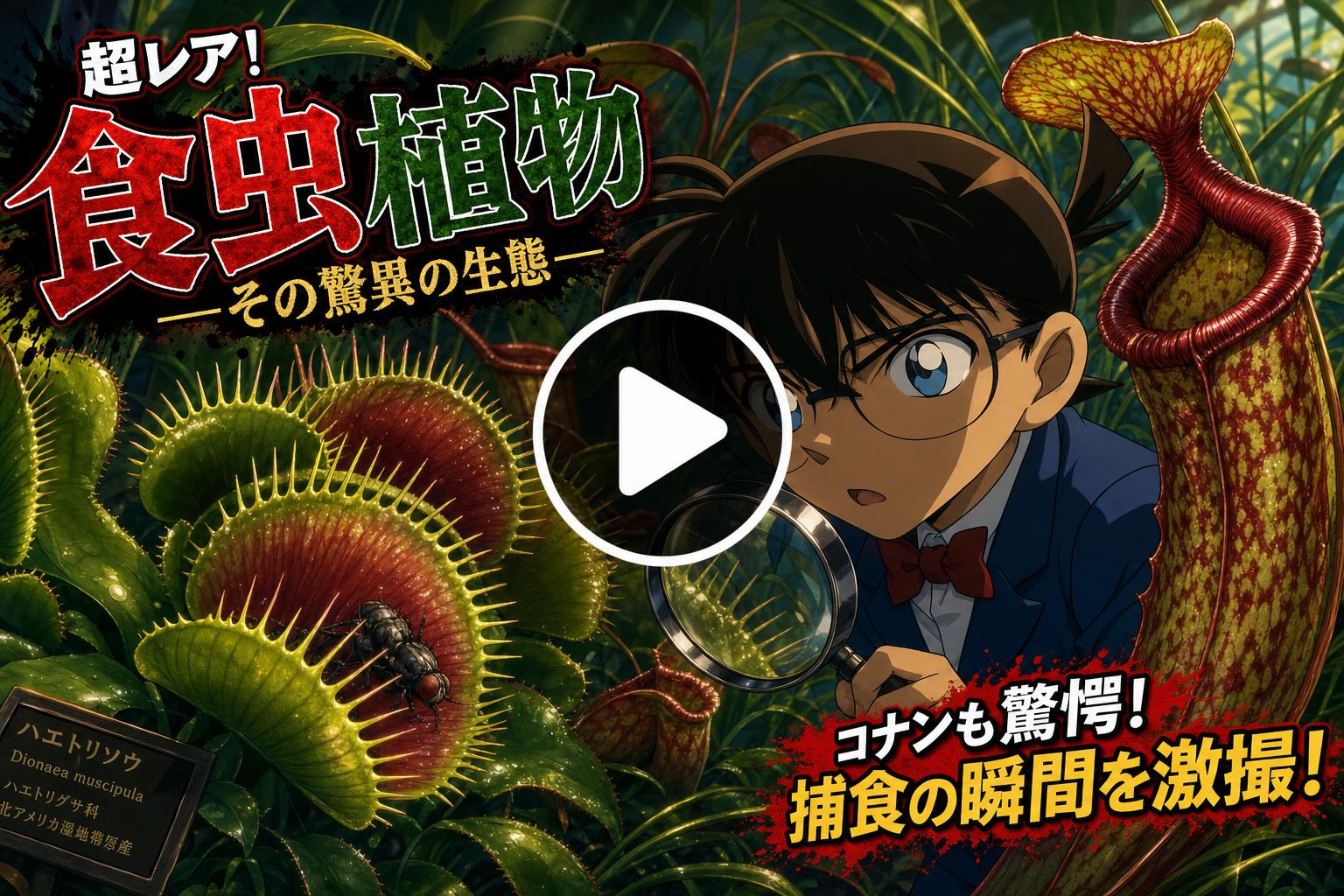 黑料植物视频教程——食虫植物捕蝇草视频演示