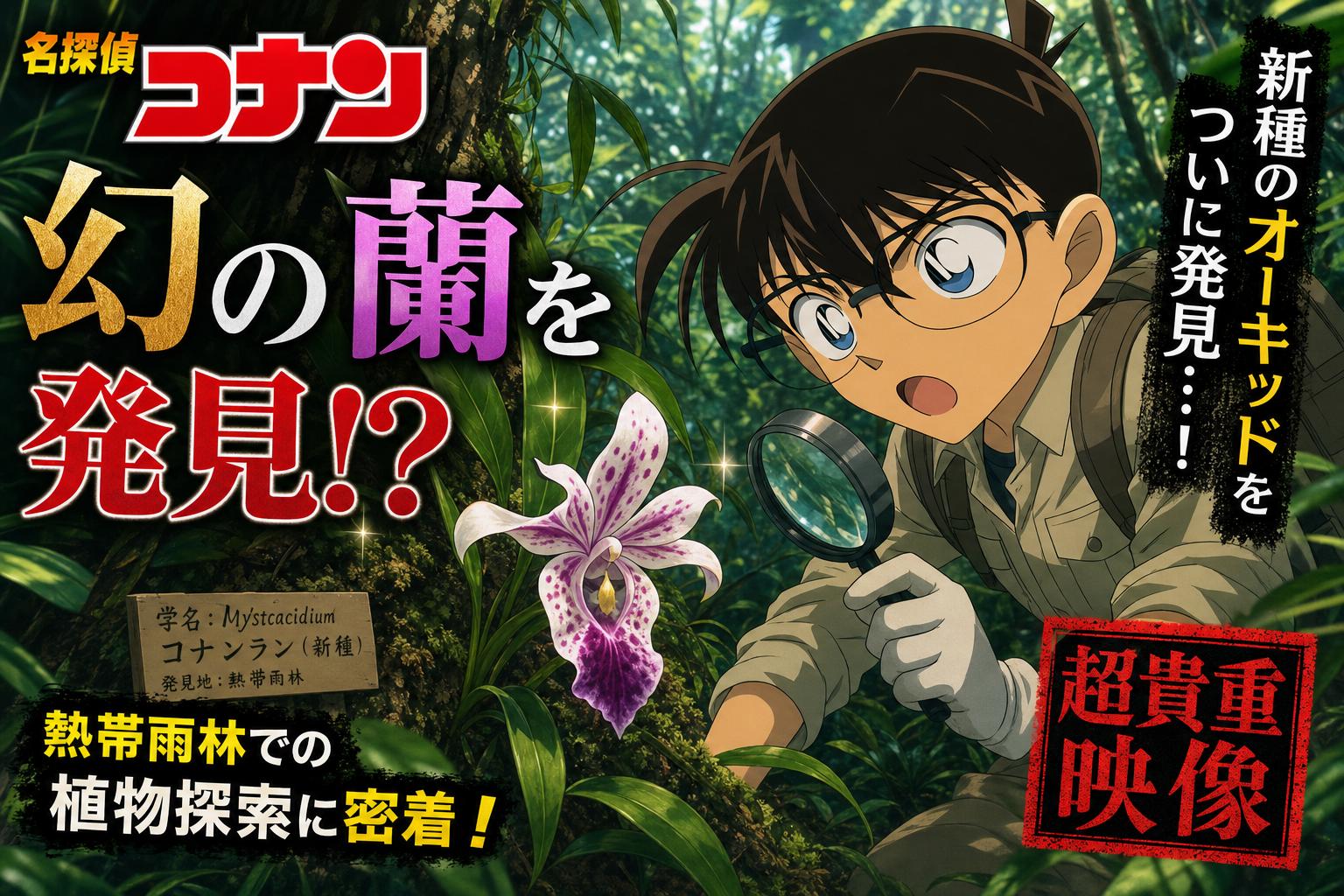 黑料稀有植物视频——热带雨林新种兰花发现记